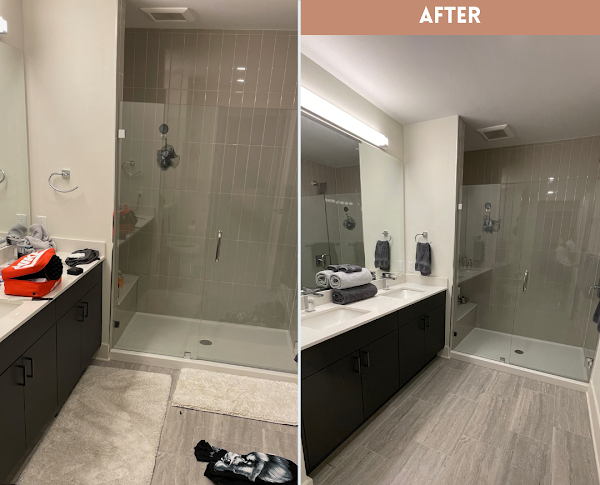 before and after bathroom cleaning in atlanta