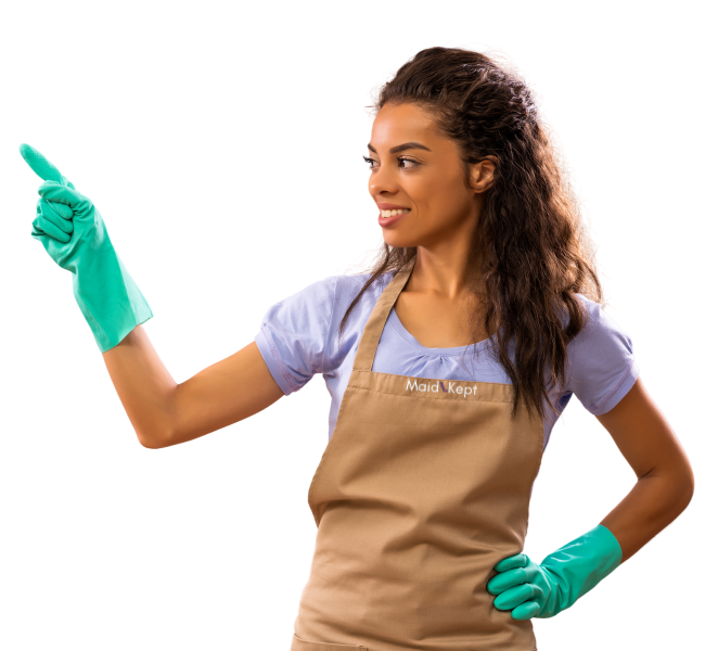 house cleaner wearing uniform